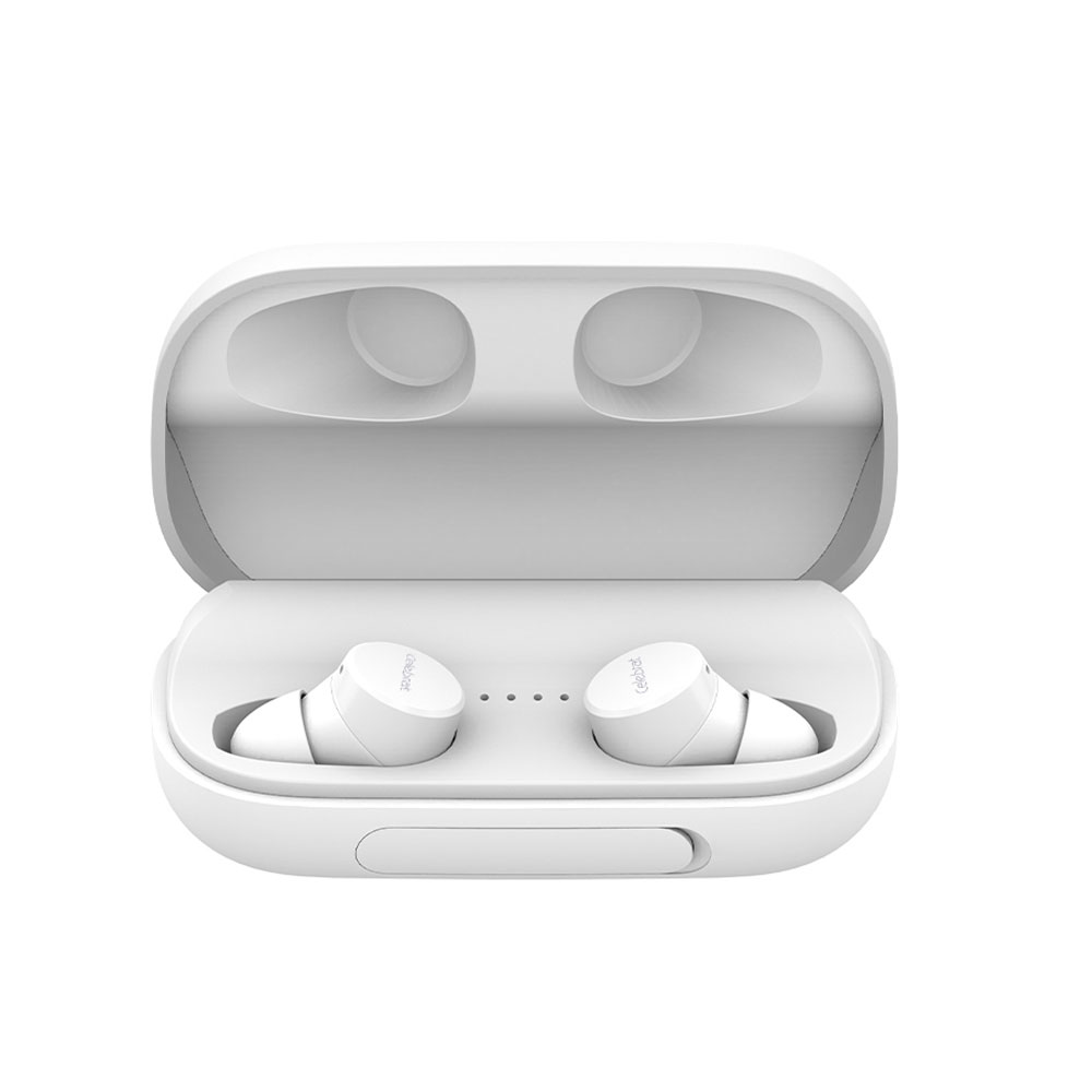 True Wireless Stereo Headset Earbuds with 2000mAh Power Bank Feature TWS-W2 (White)